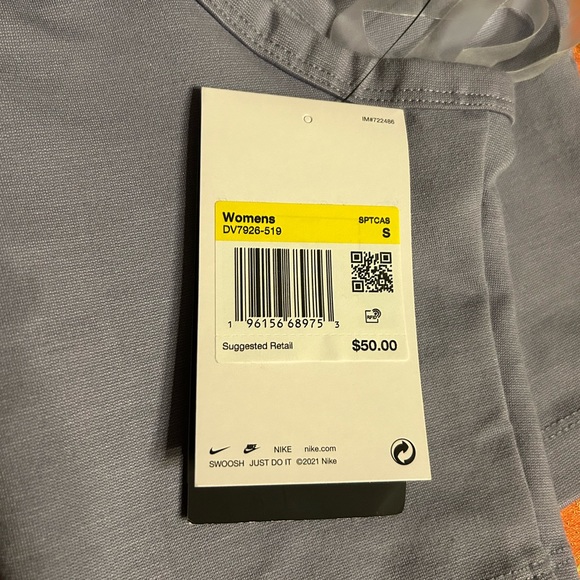 Nike Purple Asymmetrical Crop Top - Picture 6 of 6